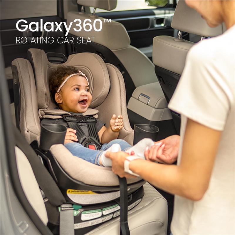 britax swivel Britax Galaxy 360 Slim Rotating Convertible Car Seat Teak