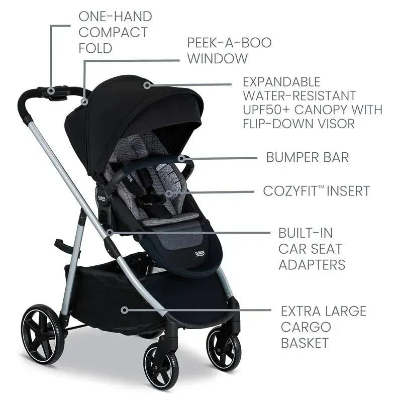 Britax - Grove Modular Stroller, Lightweight Stroller Image 3