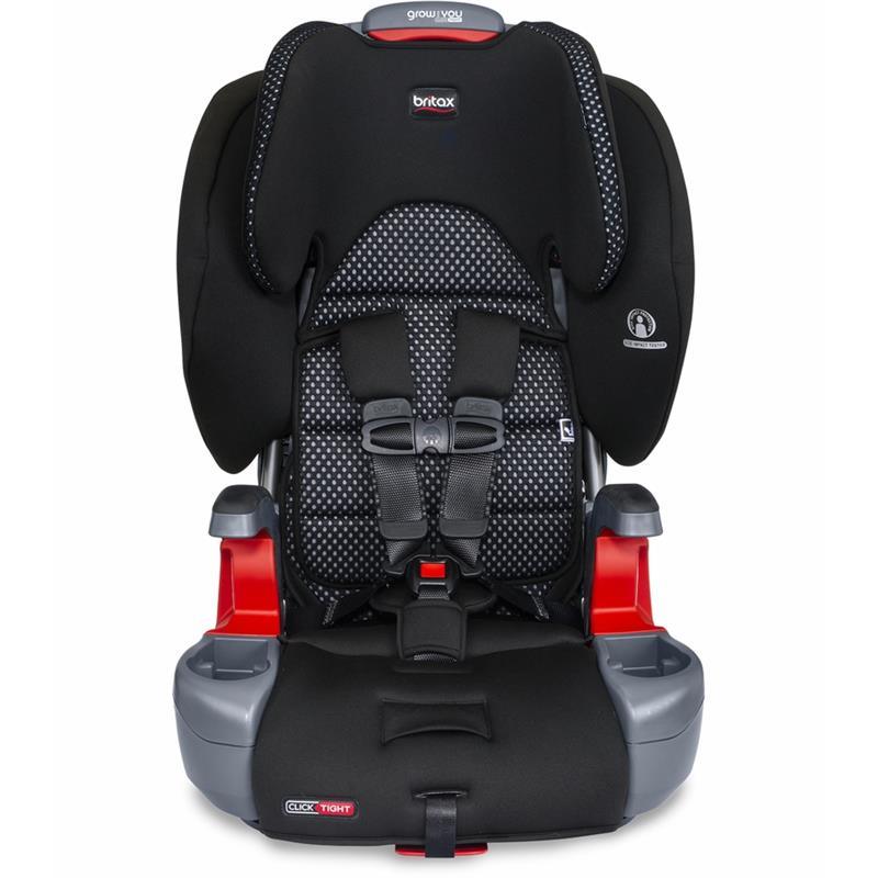 Britax Grow With You Clicktight Harness Booster Car Seat, Cool Flow
