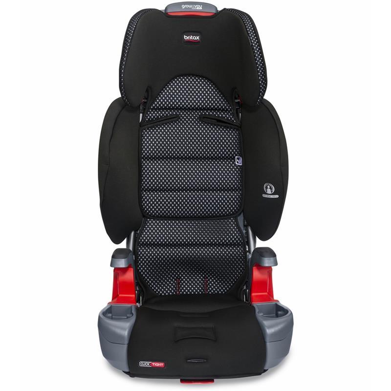 Britax - Grow With You Clicktight Harness Booster Car Seat, Cool Flow Gray Image 3