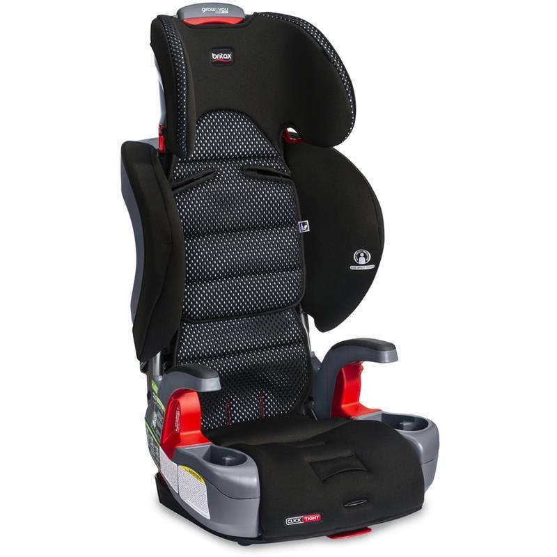 Britax - Grow With You Clicktight Harness Booster Car Seat, Cool Flow Gray Image 4