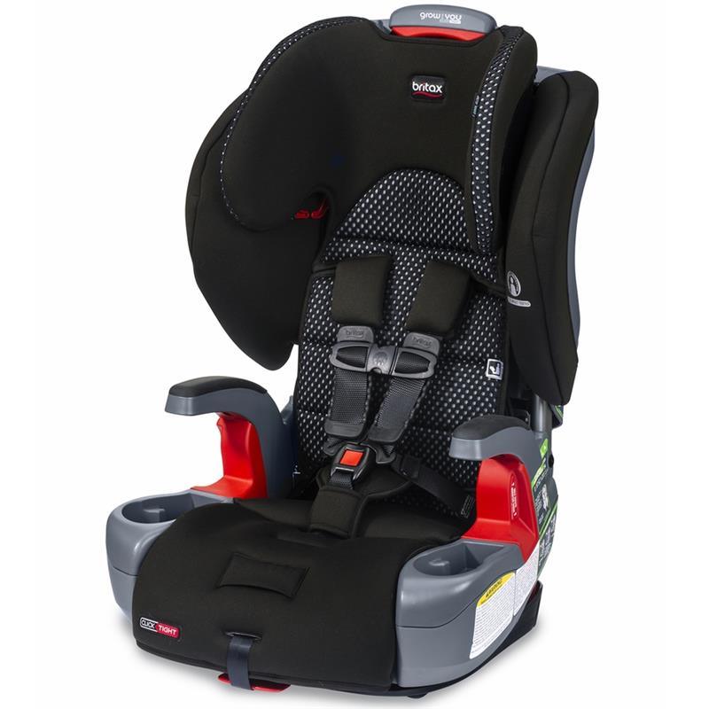 Britax - Grow With You Clicktight Harness Booster Car Seat, Cool Flow Gray Image 5