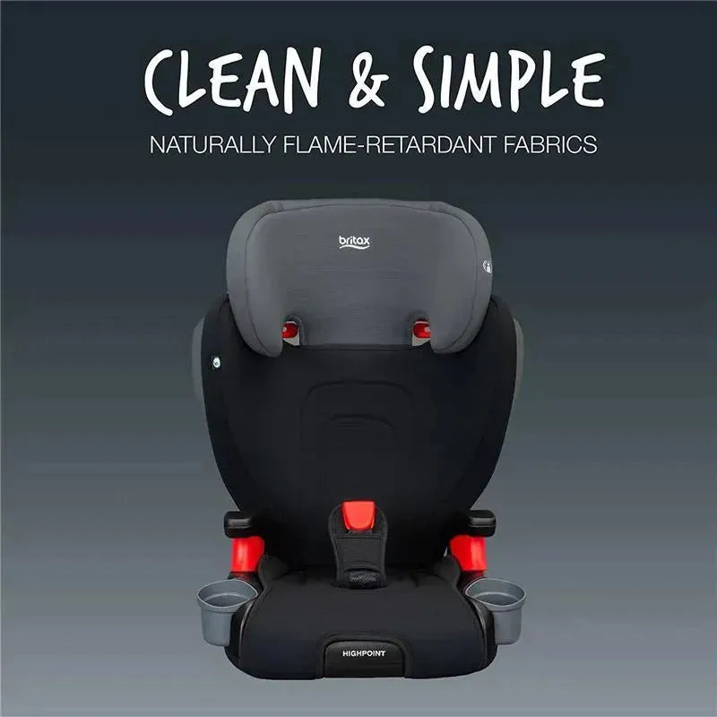 britax highpoint remove back Britax - Highpoint 2-Stage Belt Positioning Booster Car Seat, Black Ombre