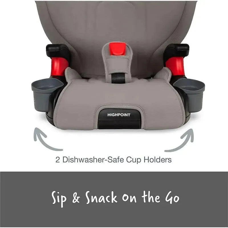 britax high chair Britax Highpoint Backless Belt-Positioning Booster Seat (Gray Ombre)