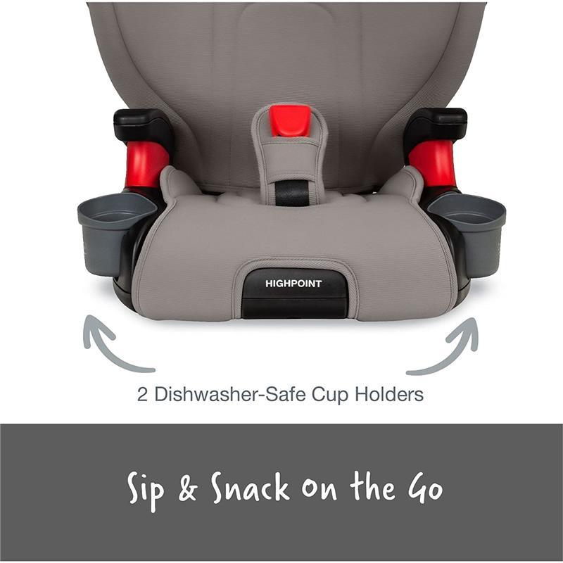 Britax - Highpoint 2-Stage Belt Positioning Booster Car Seat, Gray Ombre Image 4