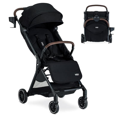 Britax - Juniper Compact On-The-Go Stroller, Raven Black Image 1