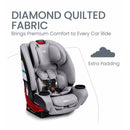Britax - One4Life ClickTight All-in-One Car Seat, Diamond Quilted Gray Image 3
