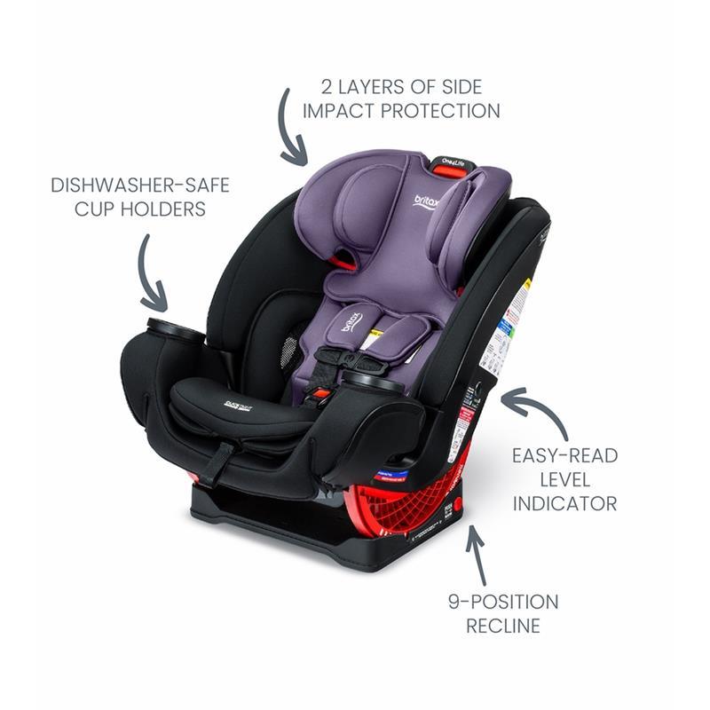 Britax - One4Life ClickTight All-in-One Car Seat Iris Onyx Image 4