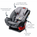 Britax - One4Life ClickTight All-in-One Convertible Car Seat, Glacier Graphite Image 5