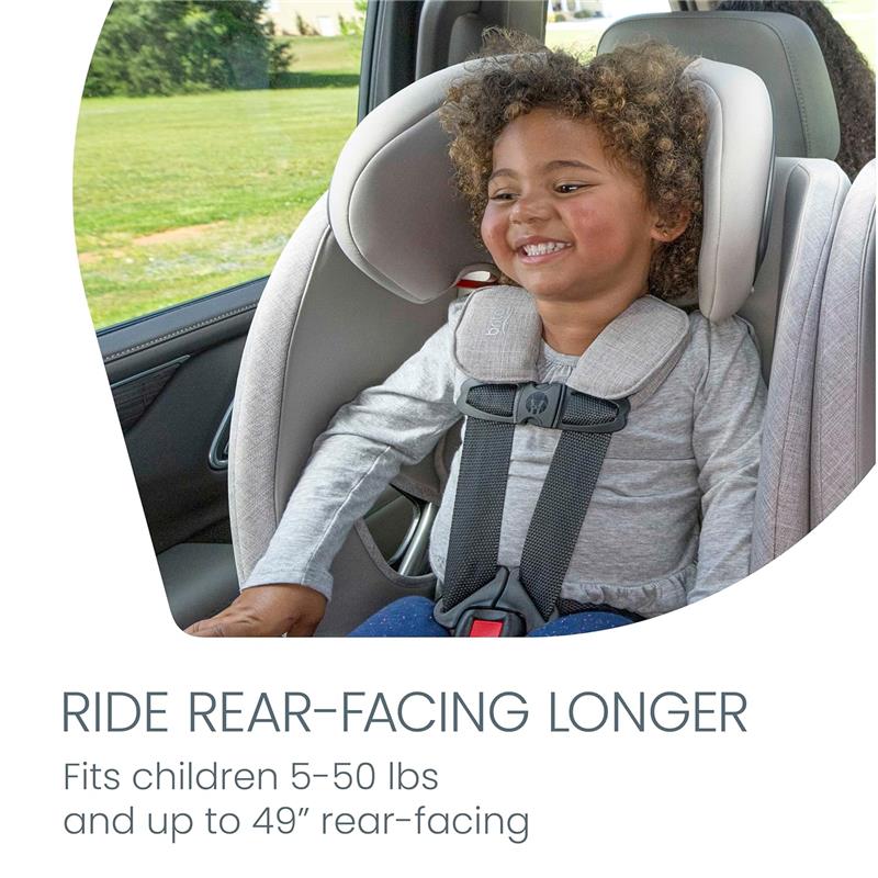 does britax allow seat protector Britax - One4life® Slim All-In-One Car Seat, Mineral Gray