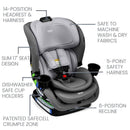 Britax - Poplar Convertible Car Seat, Glacier Graphite Image 4