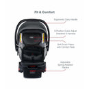 Britax Travel System, B-Free Sport, B-Safe Gen2 Flexfit Plus Us - Asher - Baby Stroller Image 2