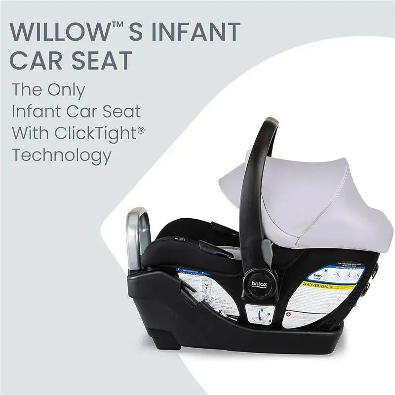 chicco britax Britax Willow S Infant Car Seat with Alpine Base (Glacier Onyx)