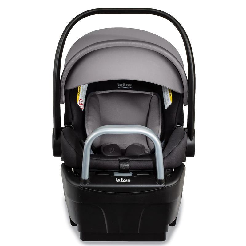 Britax - Willow S Infant Car Seat with Alpine Anti-Rebound Base, Graphite Onyx Image 8