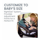 Britax - Willow S Infant Car Seat with Alpine Anti-Rebound Base, Jade Onyx Image 6