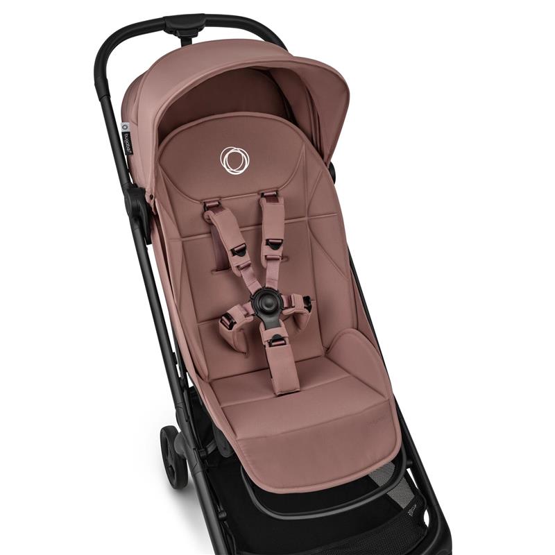 Bugaboo Butterfly 2 Complete Stroller, Black/Dusty Pink Image 8