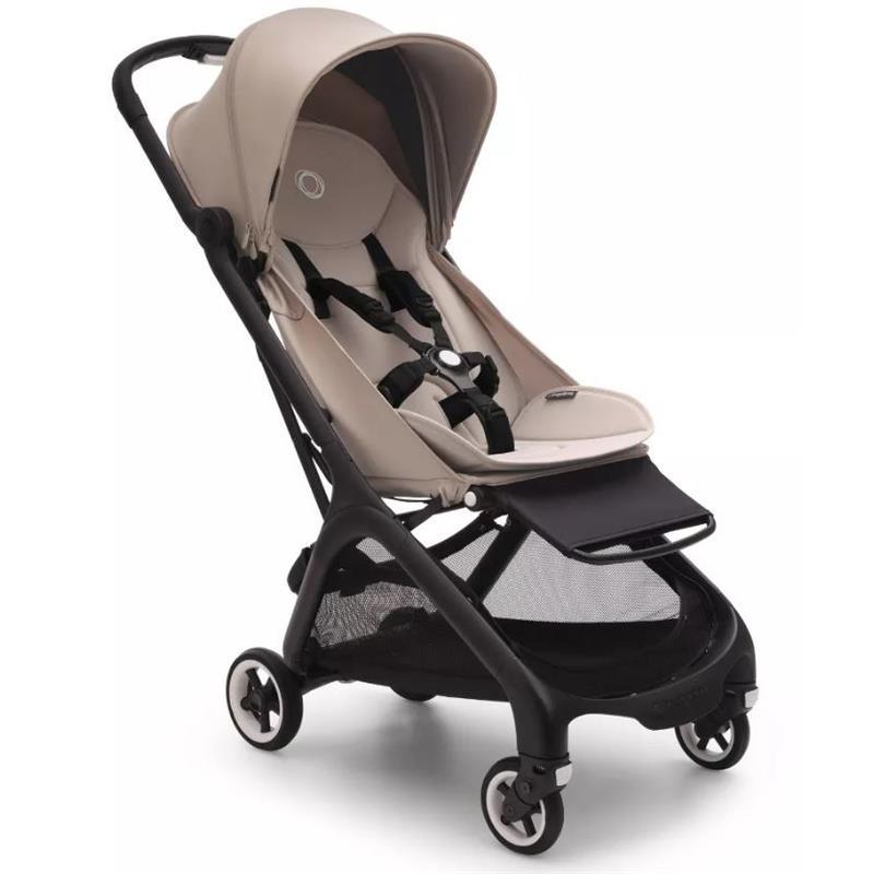 Bugaboo - Butterfly Complete Compact Stroller, Black/Desert Taupe Image 1