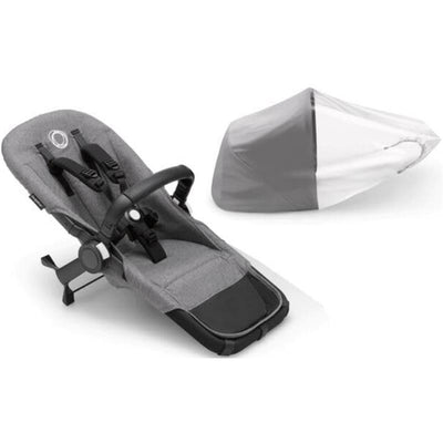 Bugaboo - Donkey 5 Duo Extension Set Grey Mélange Image 1