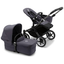 Bugaboo - Donkey 5 Mono Complete Single-to-Double Stroller, Graphite /Stormy Blue Image 1