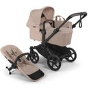 Bugaboo Donkey 6 Complete Stroller, Black/Desert Taupe Melange Image 1