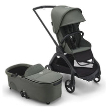 Bugaboo - Dragonfly Stroller and Bassinet Complete, Black/Forest Green Image 1