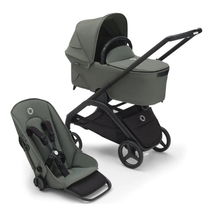 Bugaboo - Dragonfly Stroller and Bassinet Complete, Black/Forest Green Image 2