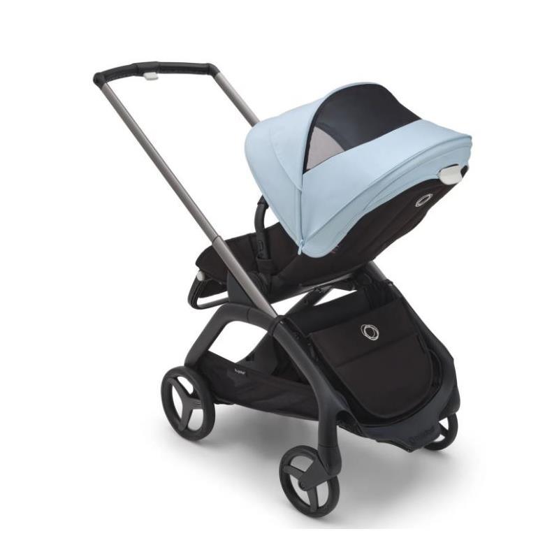 Bugaboo - Dragonfly Stroller and Bassinet Complete, Graphite/Midnight Black/Skyline Blue Image 3