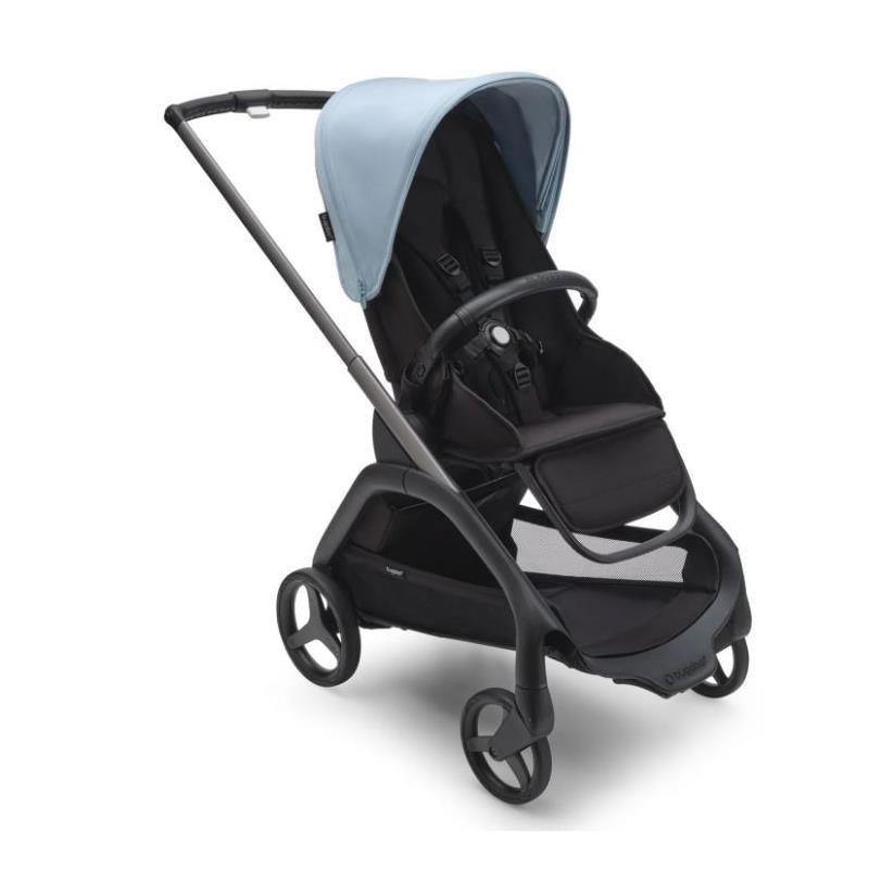 Bugaboo - Dragonfly Stroller and Bassinet Complete, Graphite/Midnight Black/Skyline Blue Image 4