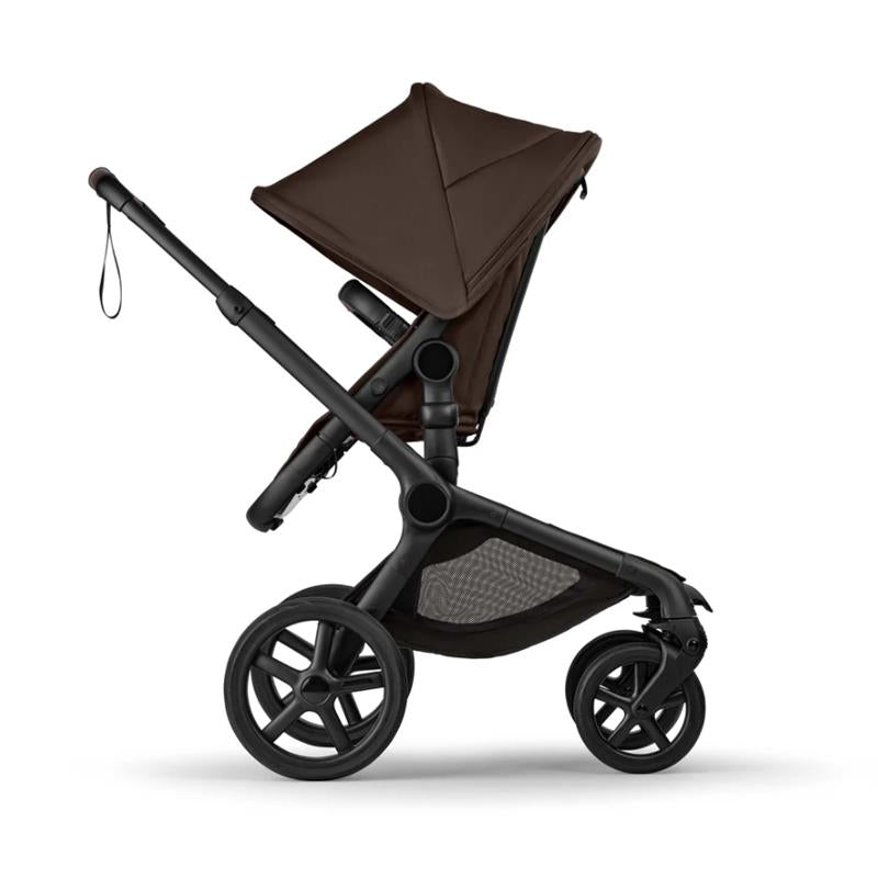Bugaboo Fox 5 Renew Complete Bassinet & Seat, Black/Cocoa Brown Image 4