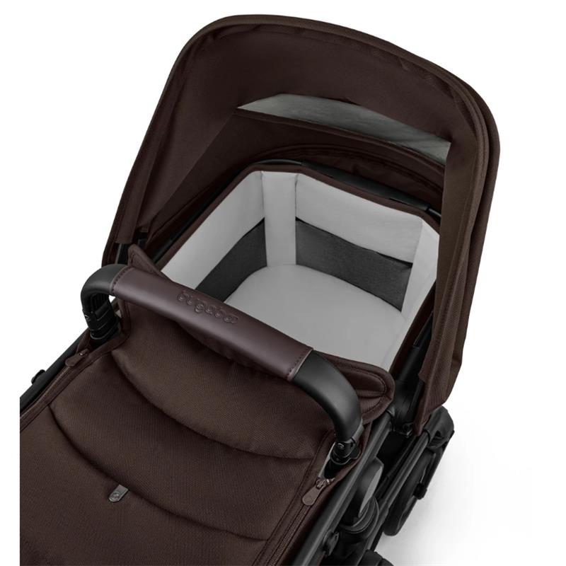 Bugaboo Fox 5 Renew Complete Bassinet & Seat, Black/Cocoa Brown Image 6