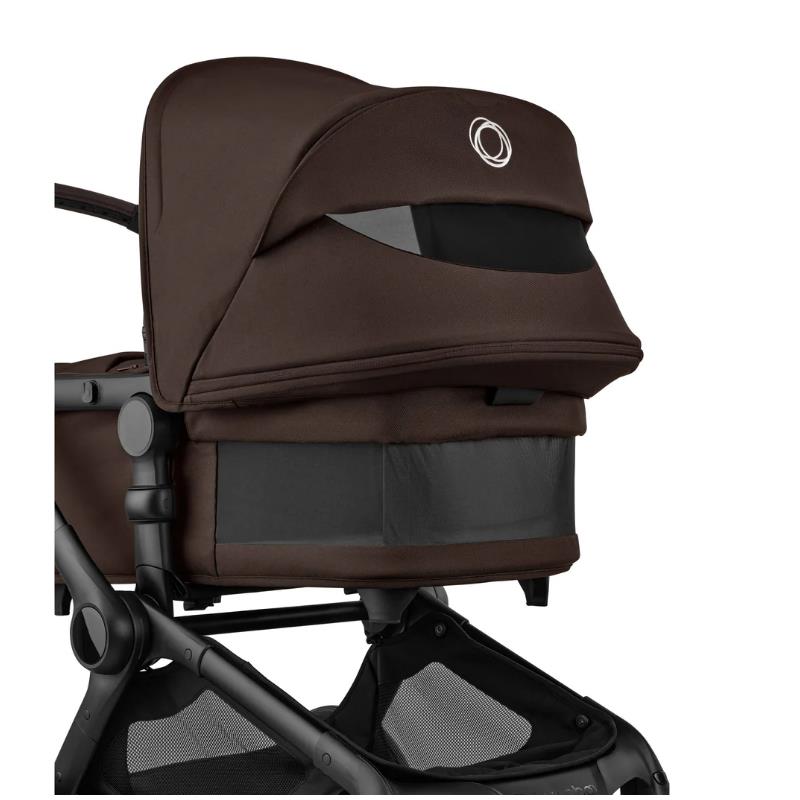 Bugaboo Fox 5 Renew Complete Bassinet & Seat, Black/Cocoa Brown Image 7