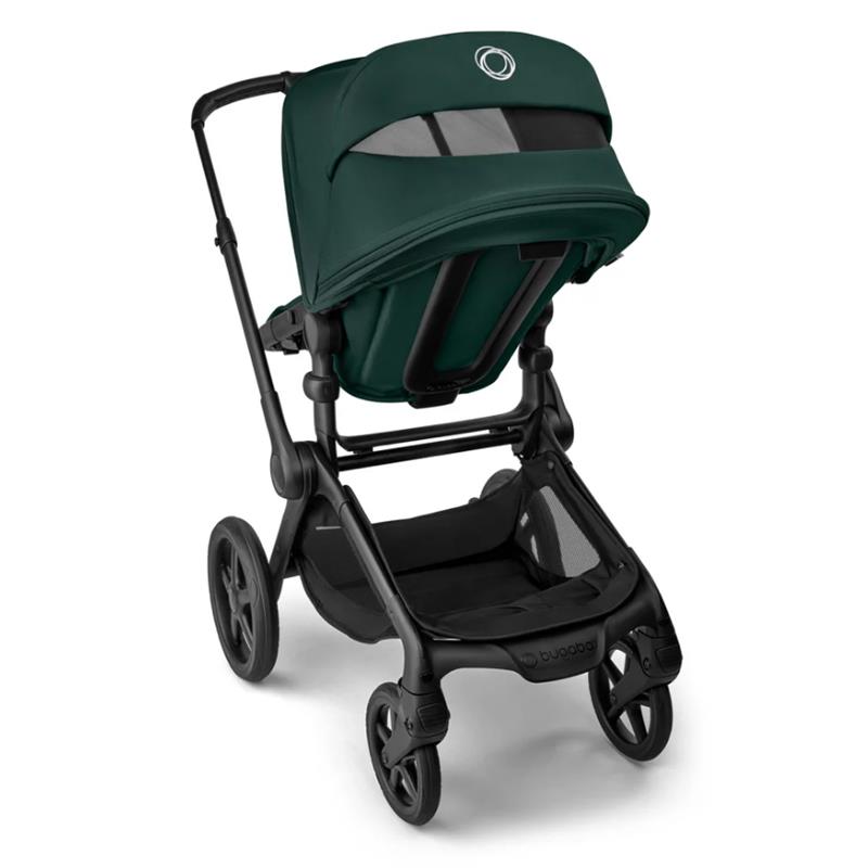 Bugaboo Fox 5 Renew Complete Bassinet & Seat, Black/Fern Green Image 10