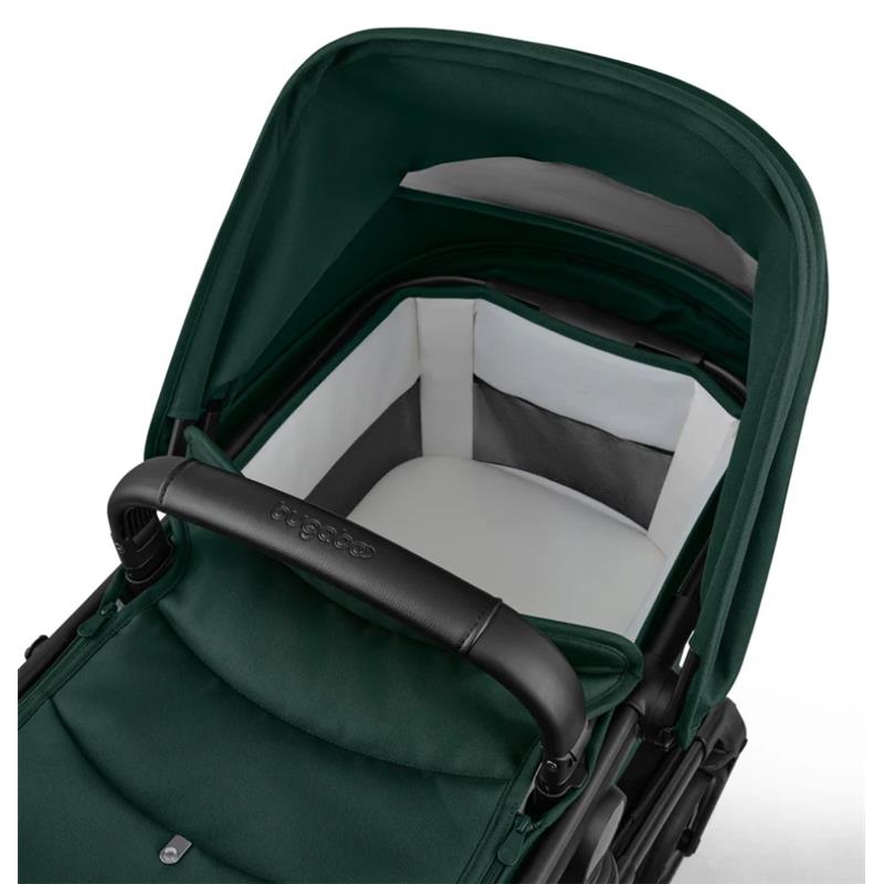 Bugaboo Fox 5 Renew Complete Bassinet & Seat, Black/Fern Green Image 6