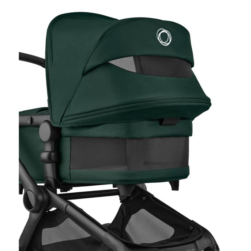 Bugaboo Fox 5 Renew Complete Bassinet & Seat, Black/Fern Green Image 7