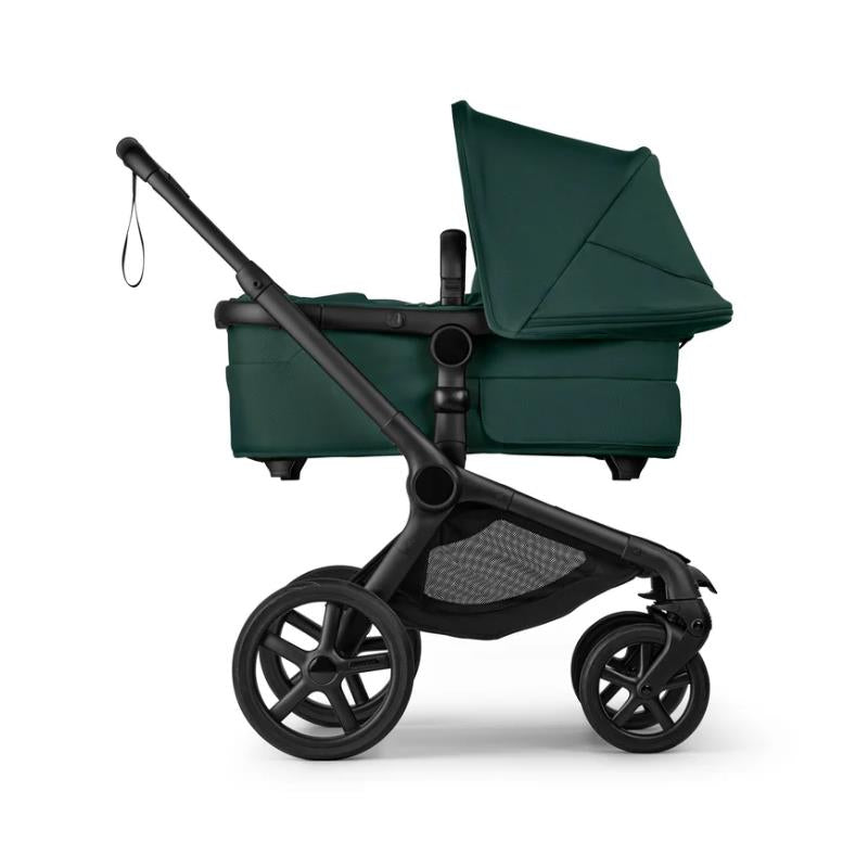 Bugaboo Fox 5 Renew Complete Bassinet & Seat, Black/Fern Green Image 8