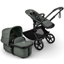 Bugaboo - Kangaroo Complete Single-to-Double Stroller, Black/Forest Green Image 1
