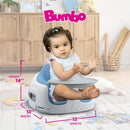 Bumbo - Grey Infant Floor Seat Baby Sit up Chair Image 5