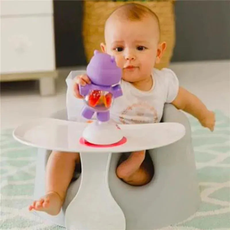 Bumbo Grey Infant Floor Seat Baby Sit up Chair