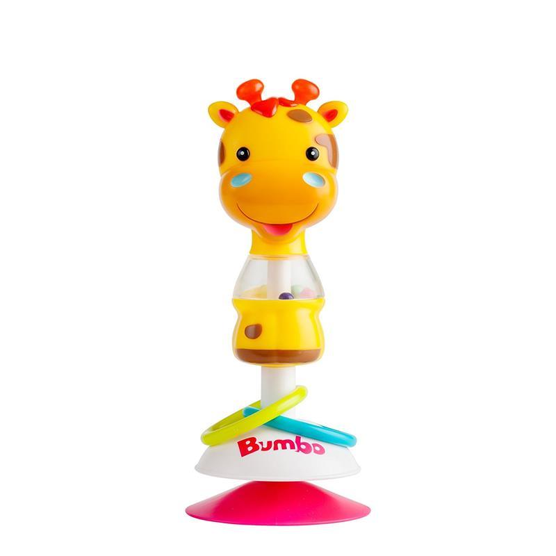 Bumbo Gwen Giraffe Suction Toy, Yellow Image 1