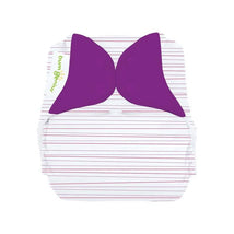 bumGenius - Original One-Size Pocket-Style Cloth Diaper 5.0, Dazzle Stripe Red And Purple Image 1