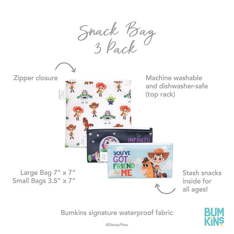 Bumkins - 3Pk Disney Toy Story Reusable Snack Bag  Image 5