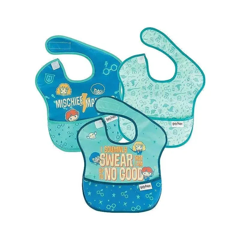 Bumkins - 3Pk Harry Potter Mischief Managed Superbib Image 1