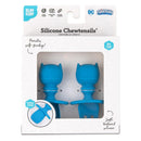 Bumkins Baby Utensils Set, Chewtensils Silicone Spoons for Dipping, Batman Blue Image 7