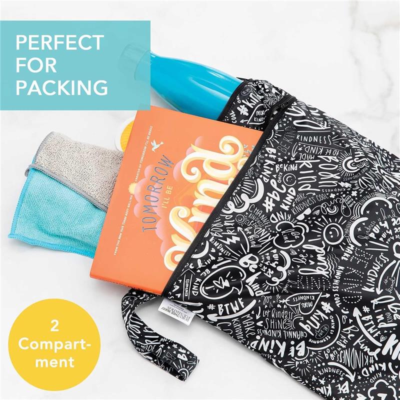 Bumkins Born This Way Foundation Wet/Dry Bag, Be Kind Image 6