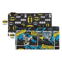 Bumkins DC Comics Reusable Snack Bag 2-Pack, Small - Batman Image 1