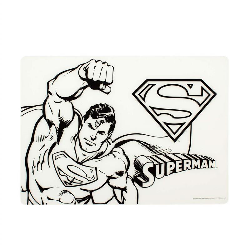 Bumkins DC Comics Silicone Coloring Placemat Superman Image 6