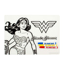 Bumkins DC Comics Silicone Coloring Placemat - Wonder Woman Image 1
