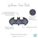 Bumkins - Dc Comics Silicone Grip Dish, Batman Image 15