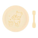 Bumkins - Disney Baby and Toddler Silicone Plate and Spoon Set, 6 Months Up, Winnie The Pooh Image 1