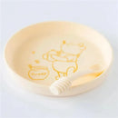 Bumkins - Disney Baby and Toddler Silicone Plate and Spoon Set, 6 Months Up, Winnie The Pooh Image 3